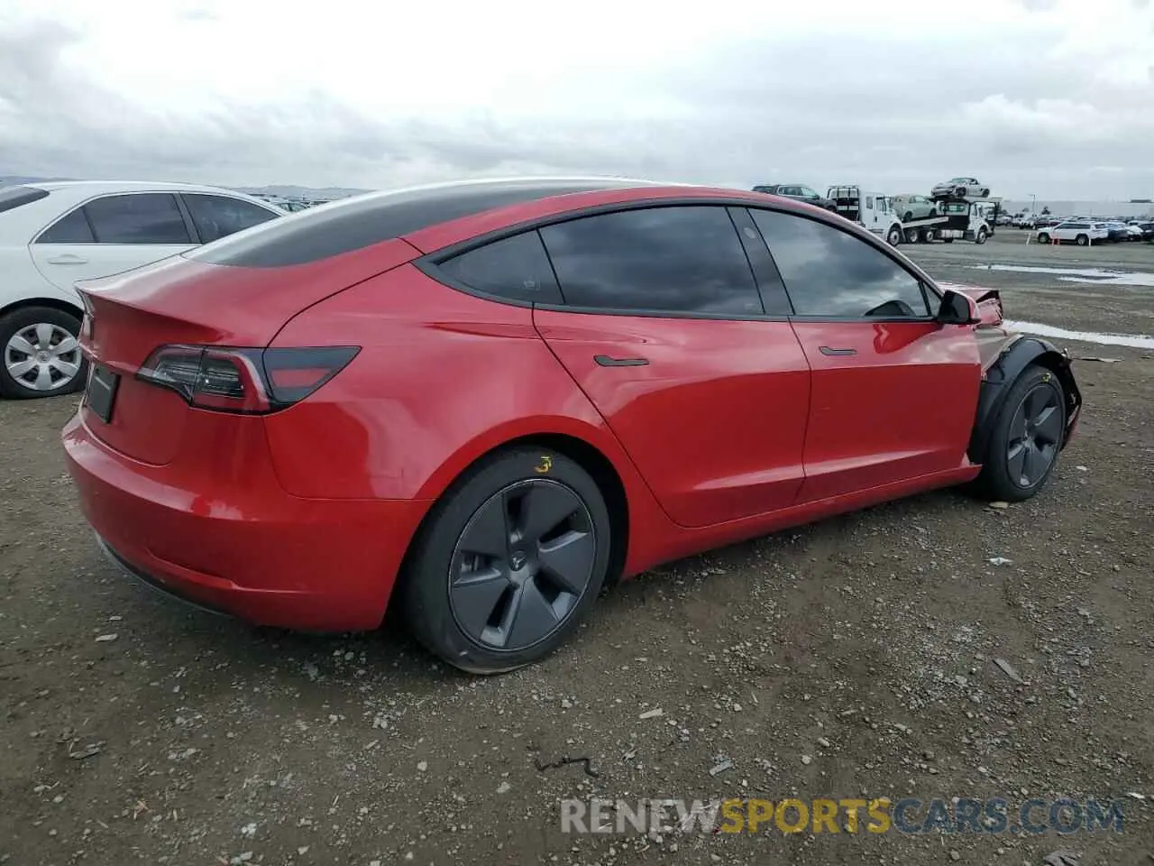 3 Photograph of a damaged car 5YJ3E1EA1PF455487 TESLA MODEL 3 2023
