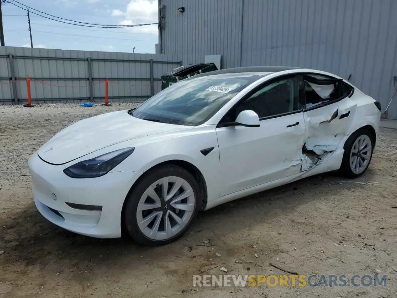 1 Photograph of a damaged car 5YJ3E1EA1PF461919 TESLA MODEL 3 2023