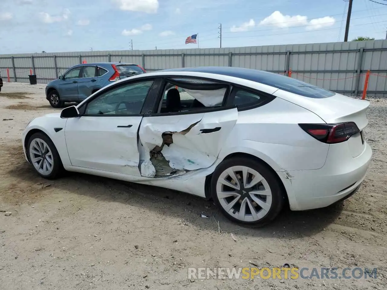 2 Photograph of a damaged car 5YJ3E1EA1PF461919 TESLA MODEL 3 2023