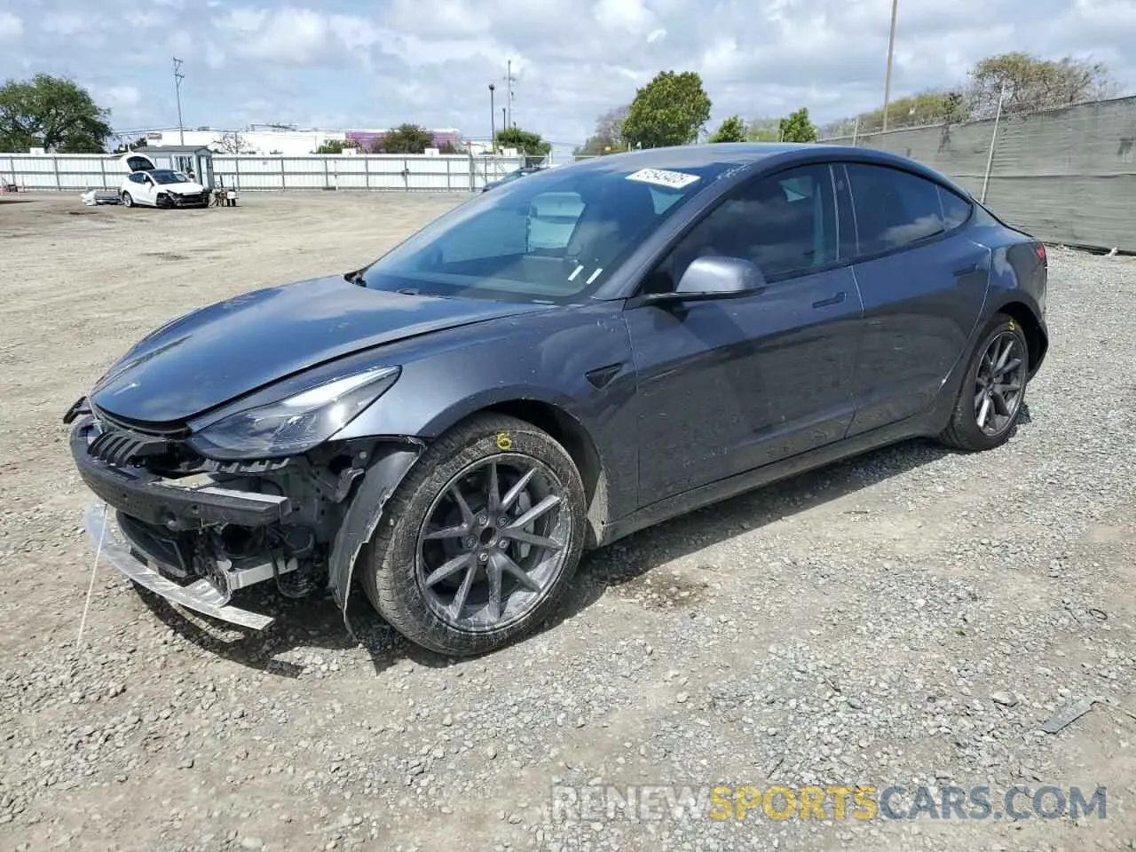 1 Photograph of a damaged car 5YJ3E1EA1PF465372 TESLA MODEL 3 2023