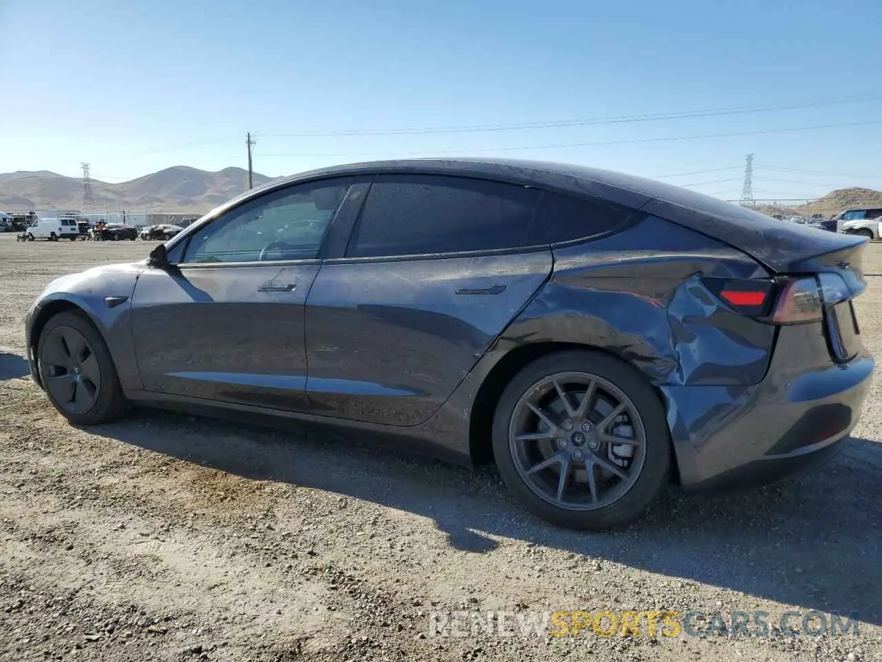 2 Photograph of a damaged car 5YJ3E1EA1PF468319 TESLA MODEL 3 2023