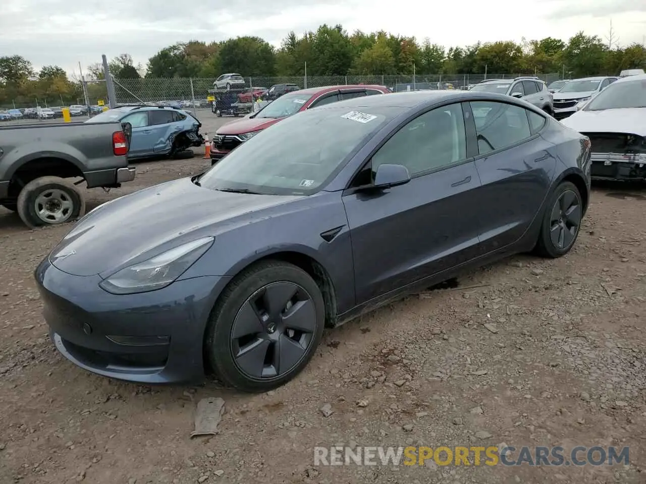 1 Photograph of a damaged car 5YJ3E1EA1PF484102 TESLA MODEL 3 2023