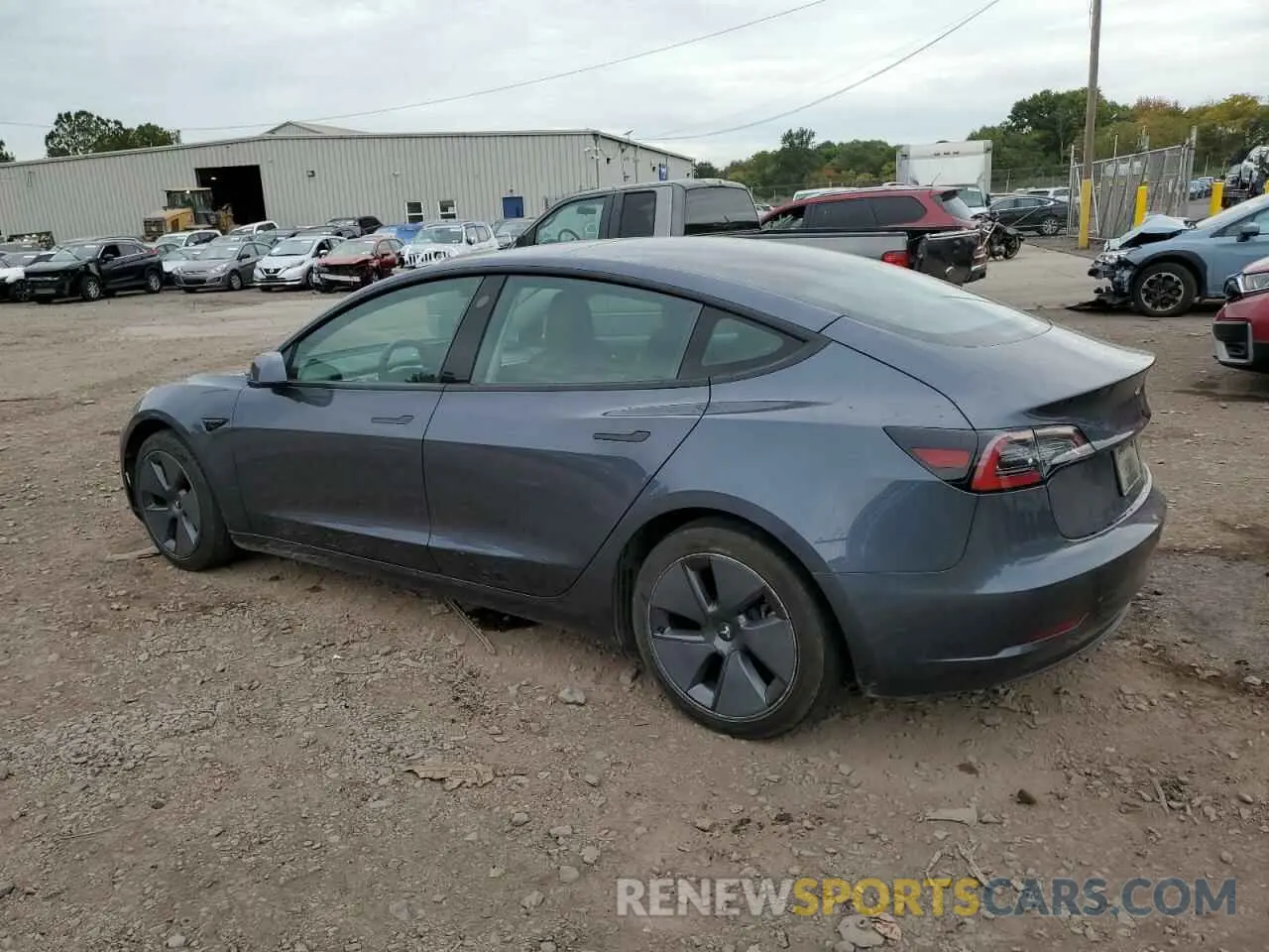 2 Photograph of a damaged car 5YJ3E1EA1PF484102 TESLA MODEL 3 2023