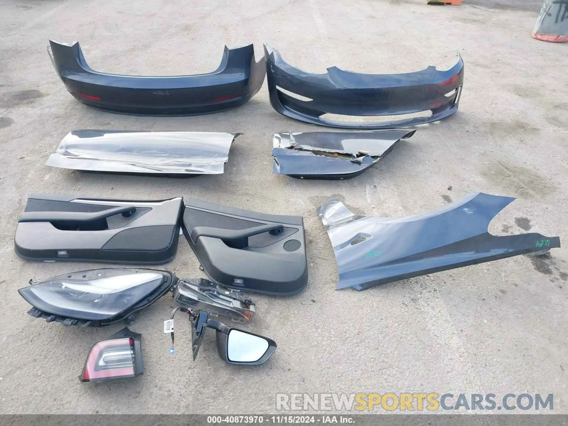 12 Photograph of a damaged car 5YJ3E1EA1PF489915 TESLA MODEL 3 2023