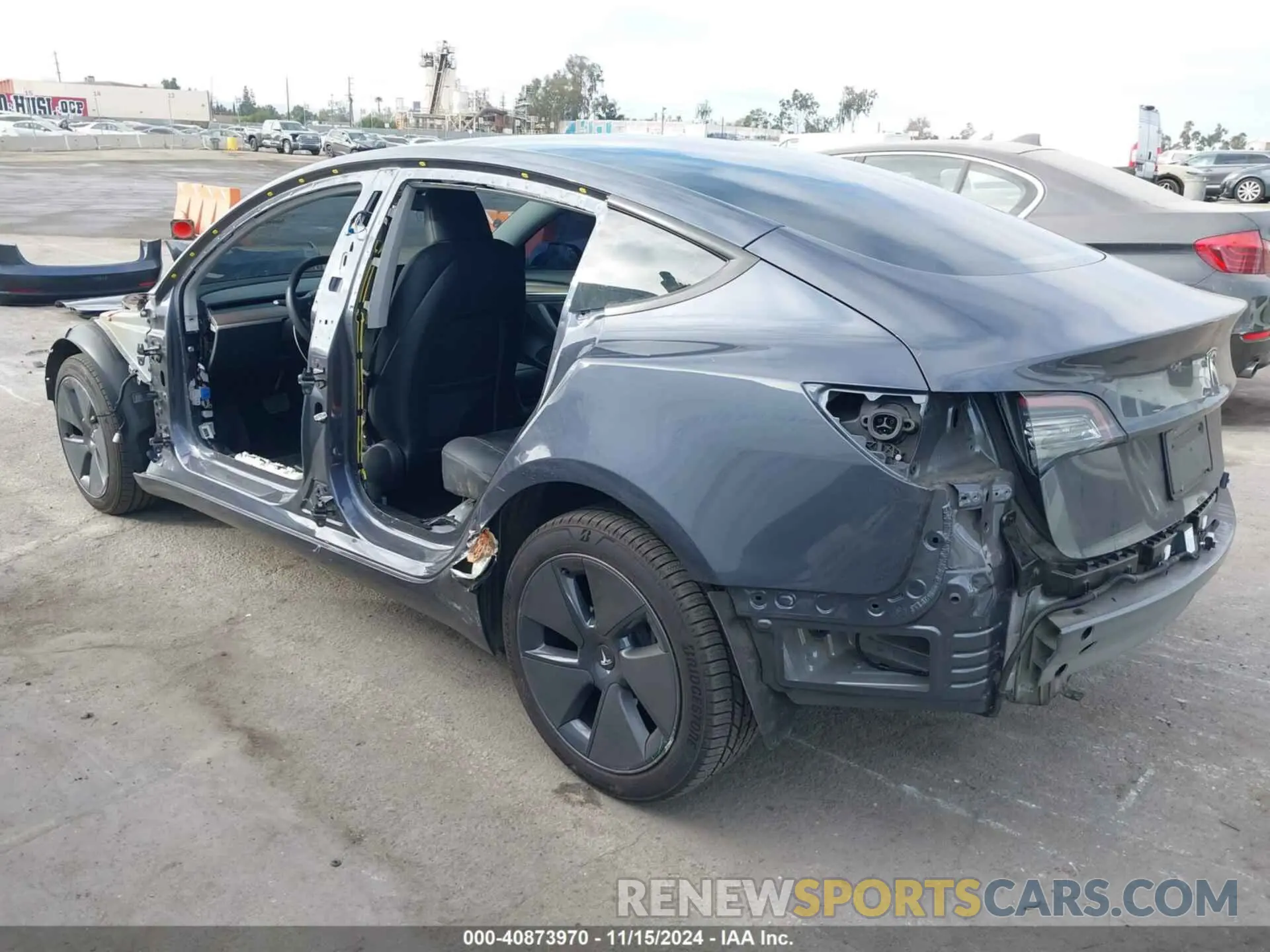 3 Photograph of a damaged car 5YJ3E1EA1PF489915 TESLA MODEL 3 2023