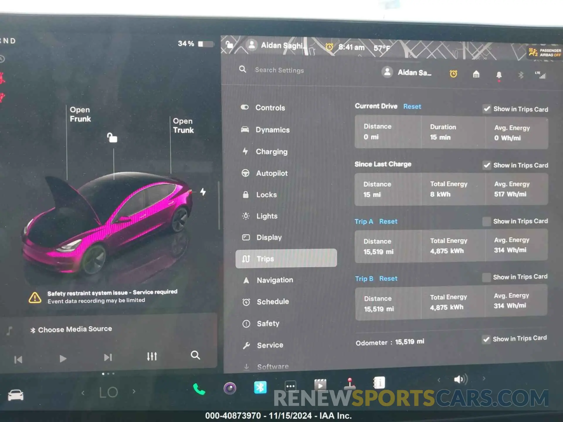 7 Photograph of a damaged car 5YJ3E1EA1PF489915 TESLA MODEL 3 2023