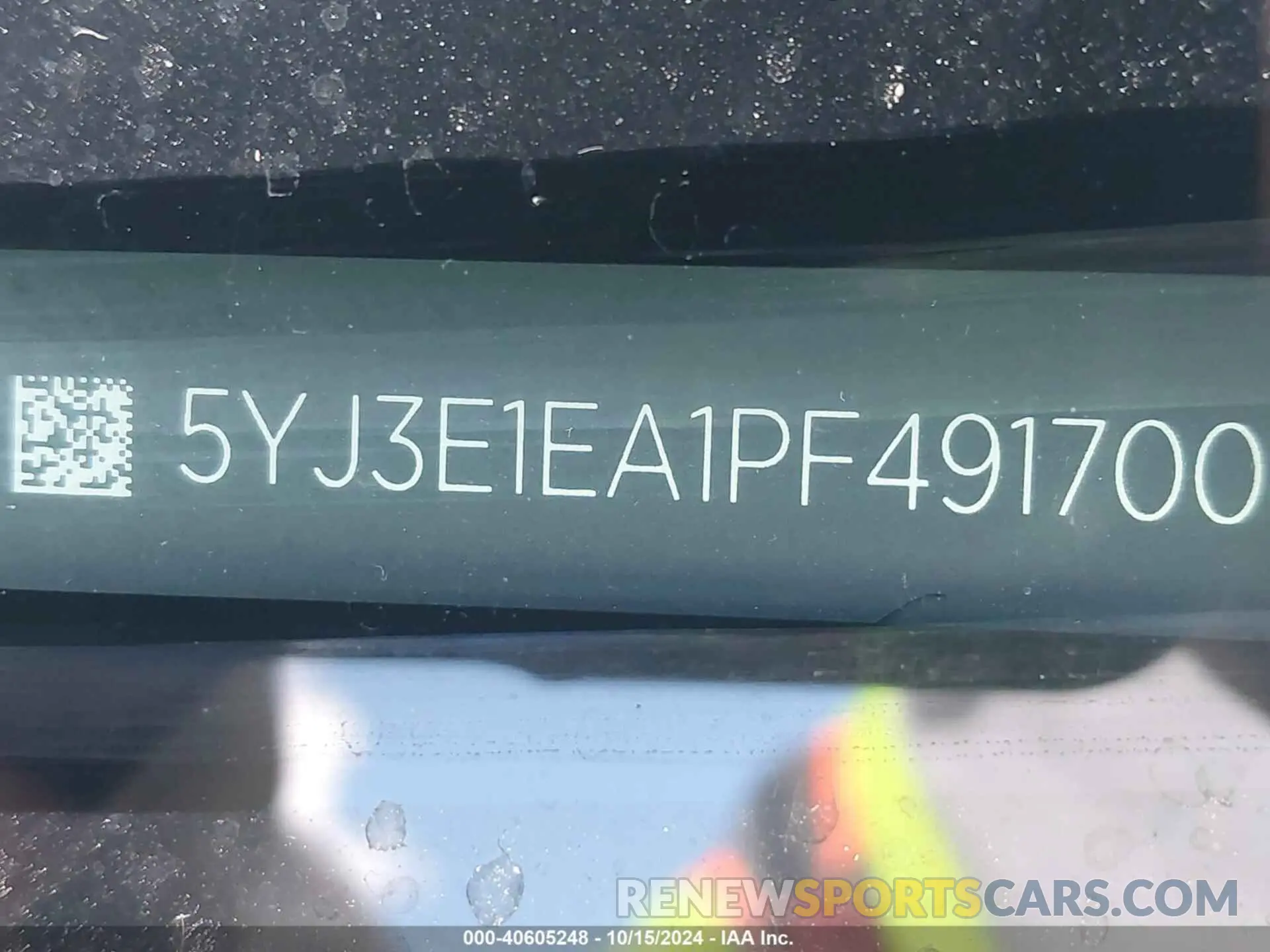 19 Photograph of a damaged car 5YJ3E1EA1PF491700 TESLA MODEL 3 2023