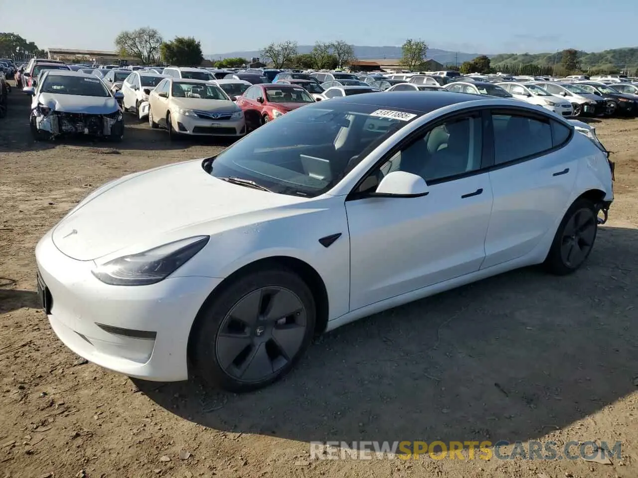 1 Photograph of a damaged car 5YJ3E1EA1PF497920 TESLA MODEL 3 2023