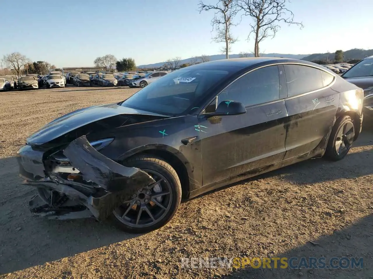 1 Photograph of a damaged car 5YJ3E1EA1PF504073 TESLA MODEL 3 2023