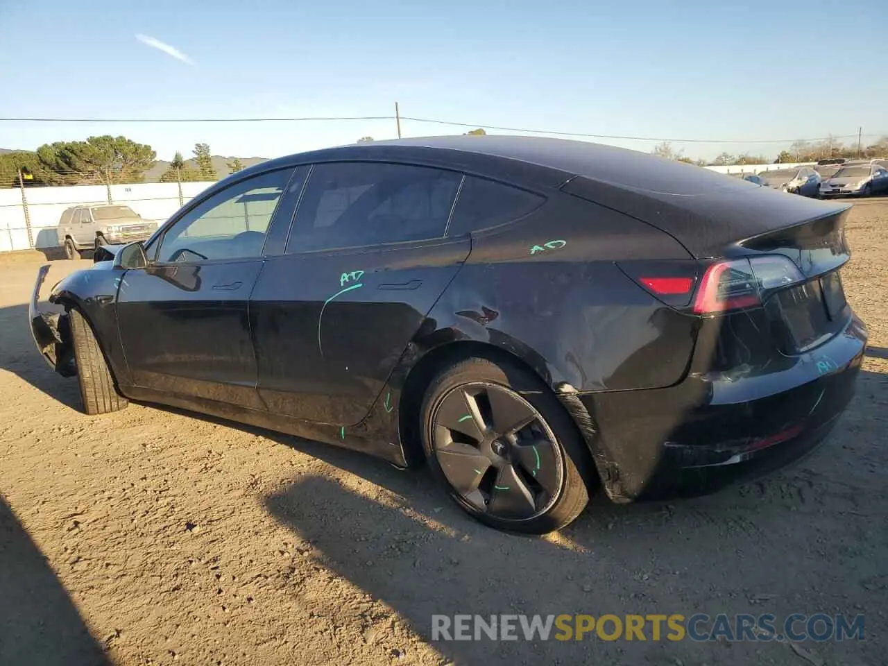 2 Photograph of a damaged car 5YJ3E1EA1PF504073 TESLA MODEL 3 2023