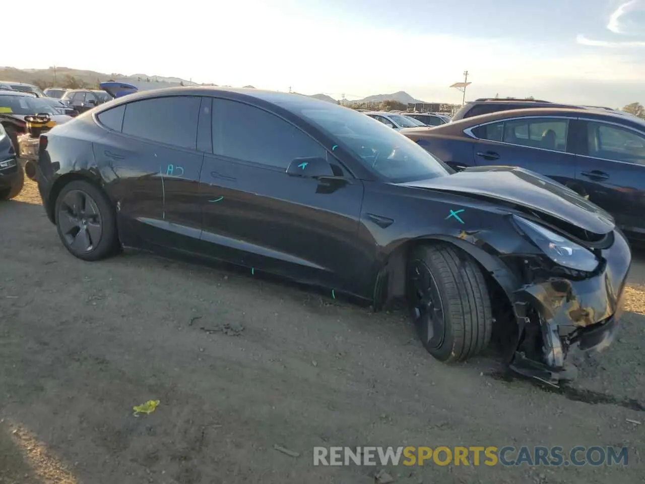 4 Photograph of a damaged car 5YJ3E1EA1PF504073 TESLA MODEL 3 2023