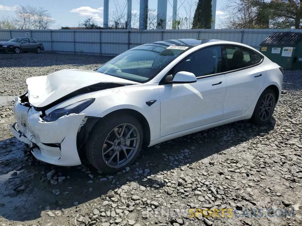 1 Photograph of a damaged car 5YJ3E1EA1PF511640 TESLA MODEL 3 2023