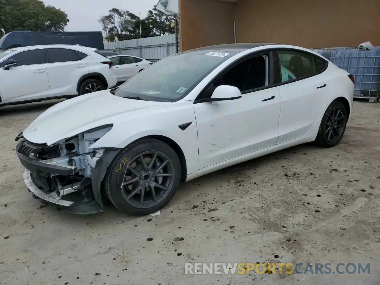 1 Photograph of a damaged car 5YJ3E1EA1PF513310 TESLA MODEL 3 2023