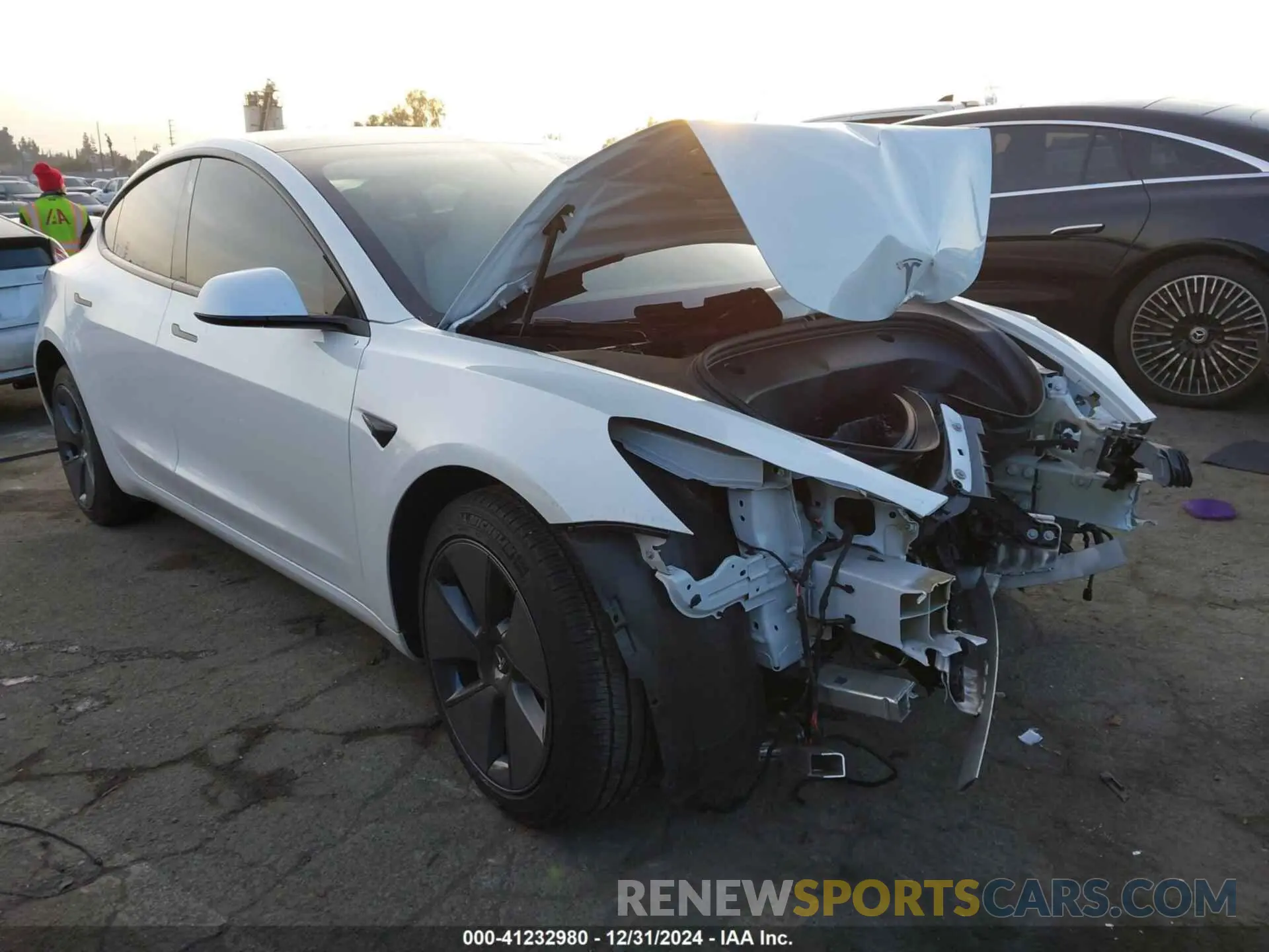 1 Photograph of a damaged car 5YJ3E1EA1PF514490 TESLA MODEL 3 2023