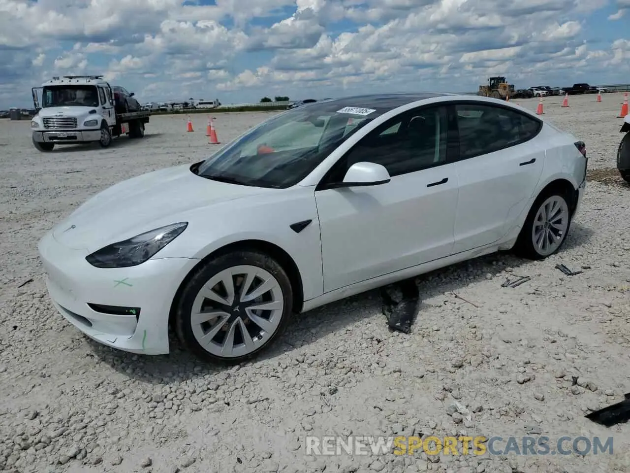 1 Photograph of a damaged car 5YJ3E1EA1PF514697 TESLA MODEL 3 2023