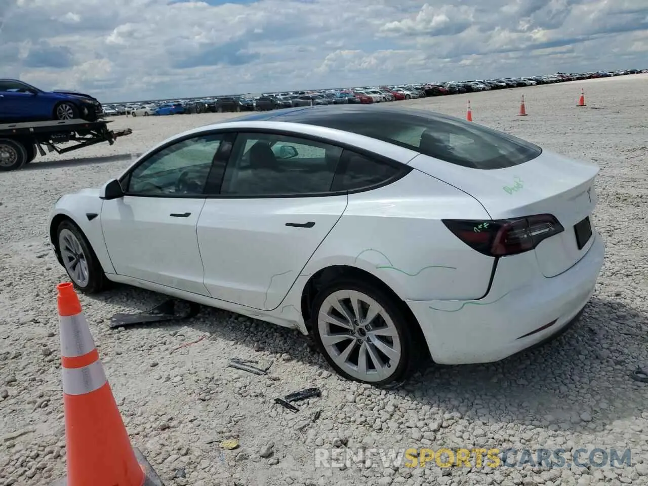 2 Photograph of a damaged car 5YJ3E1EA1PF514697 TESLA MODEL 3 2023