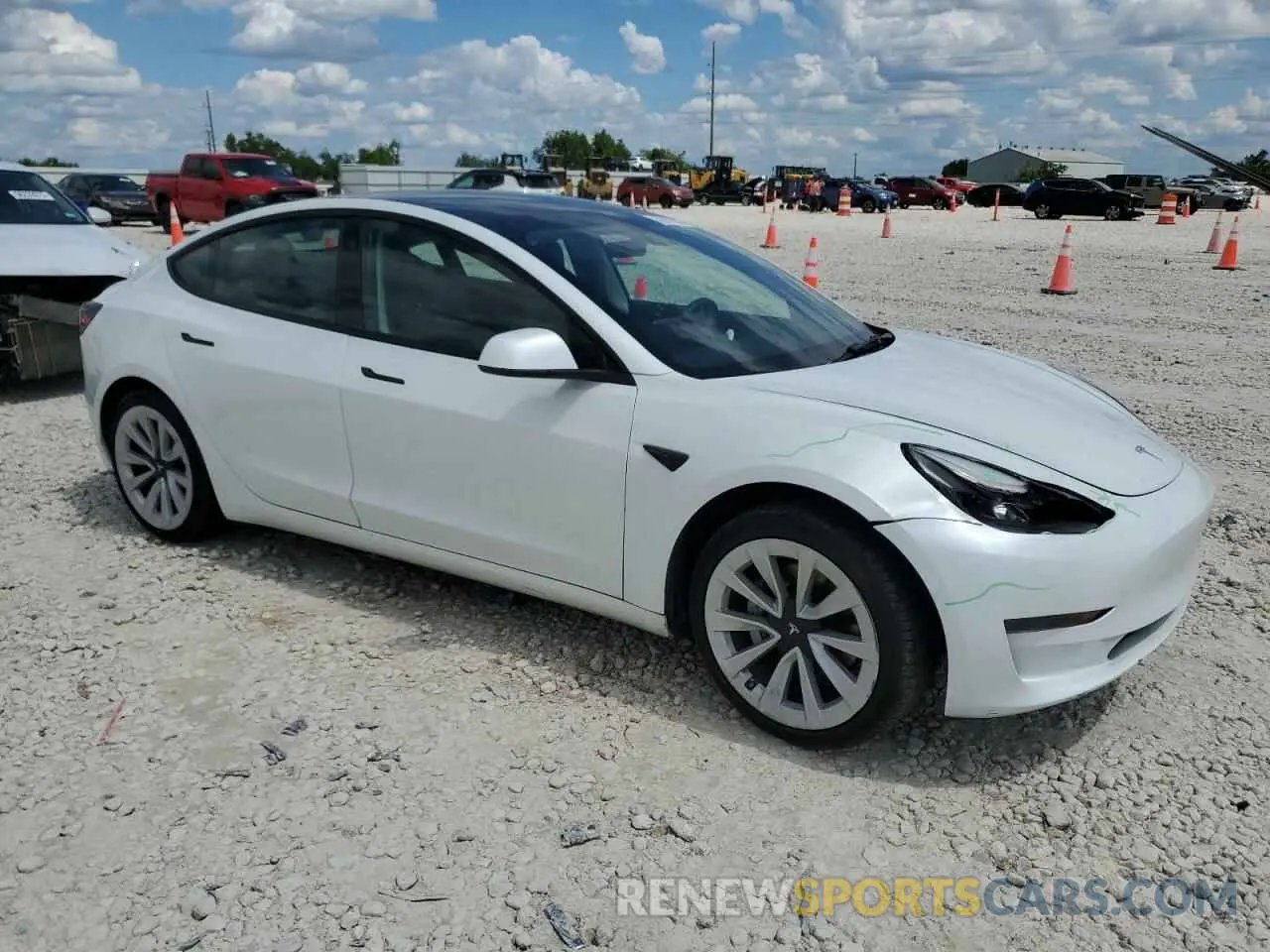 4 Photograph of a damaged car 5YJ3E1EA1PF514697 TESLA MODEL 3 2023