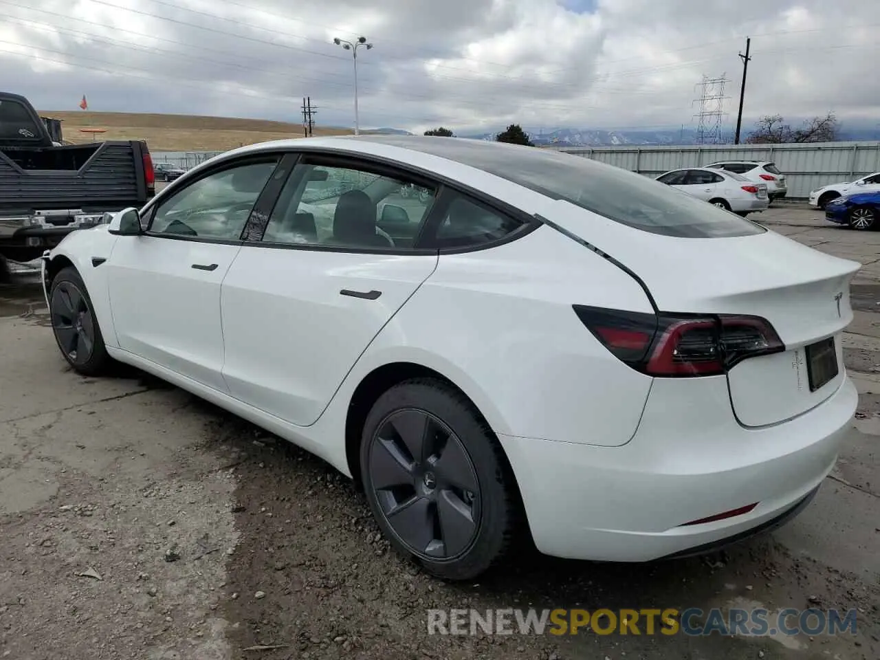 2 Photograph of a damaged car 5YJ3E1EA1PF516661 TESLA MODEL 3 2023