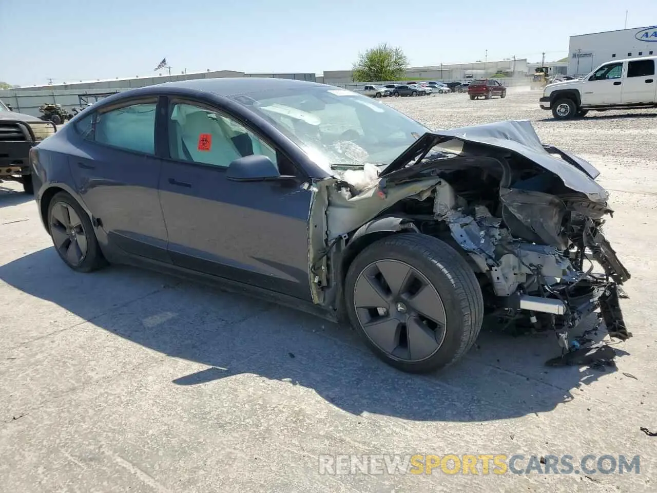 4 Photograph of a damaged car 5YJ3E1EA1PF516787 TESLA MODEL 3 2023