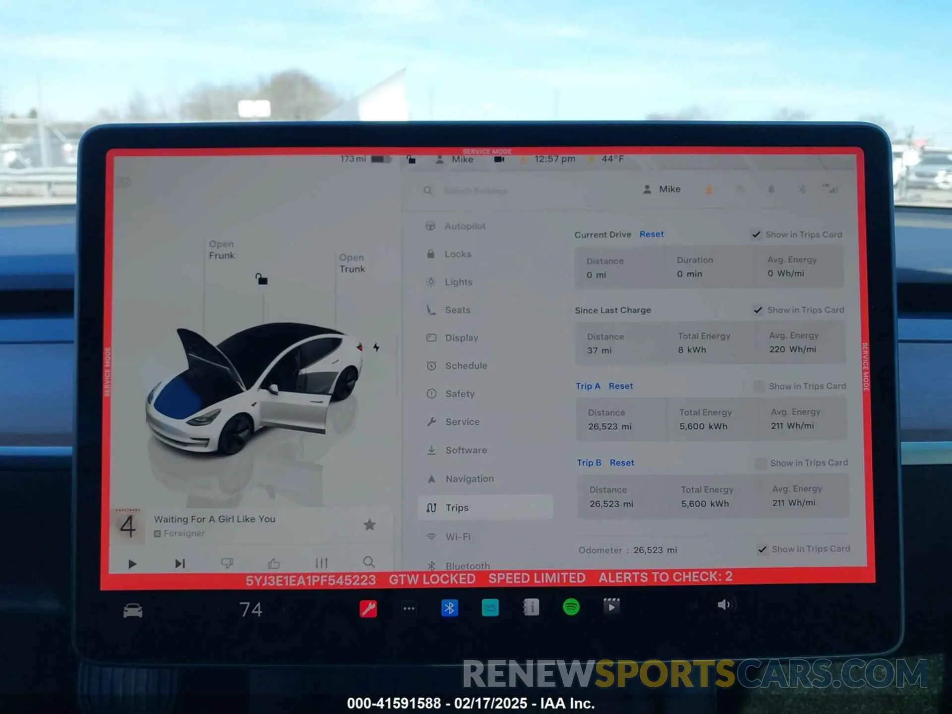 7 Photograph of a damaged car 5YJ3E1EA1PF545223 TESLA MODEL 3 2023