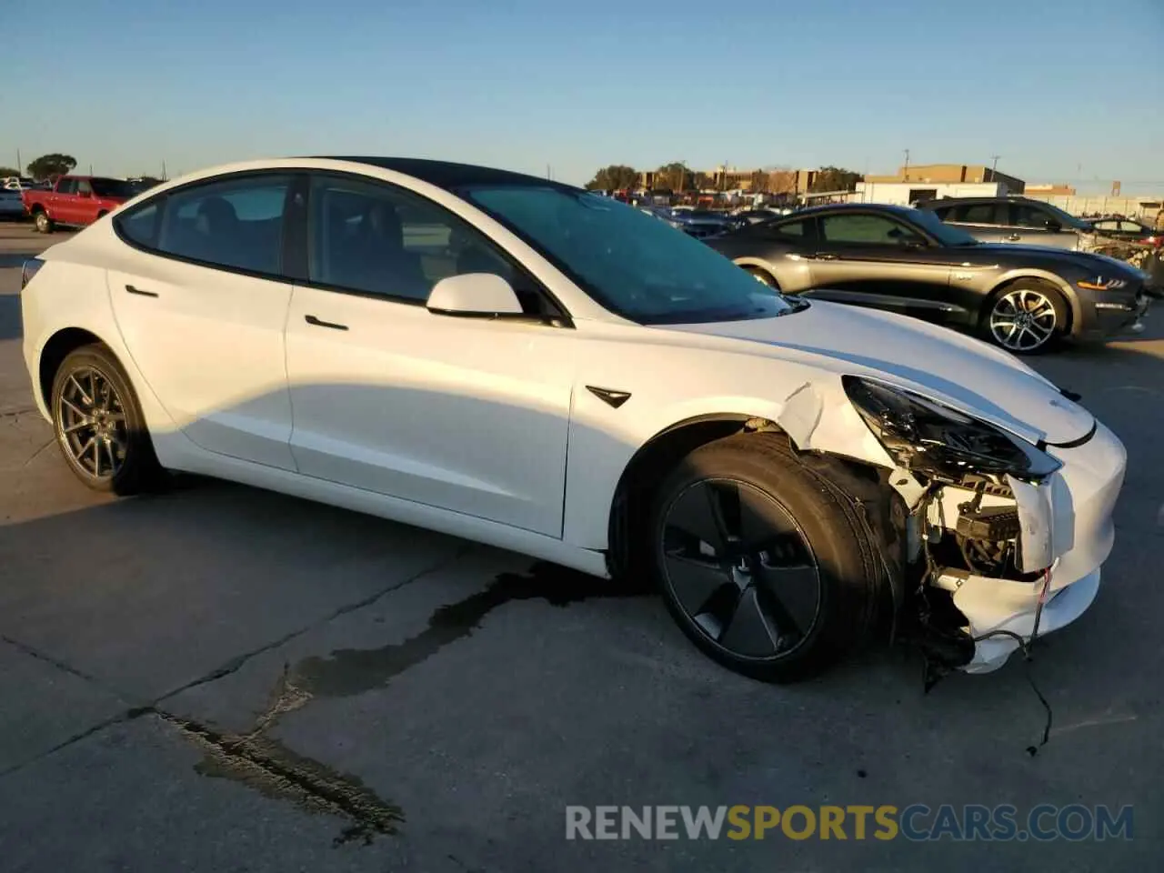 4 Photograph of a damaged car 5YJ3E1EA1PF546937 TESLA MODEL 3 2023