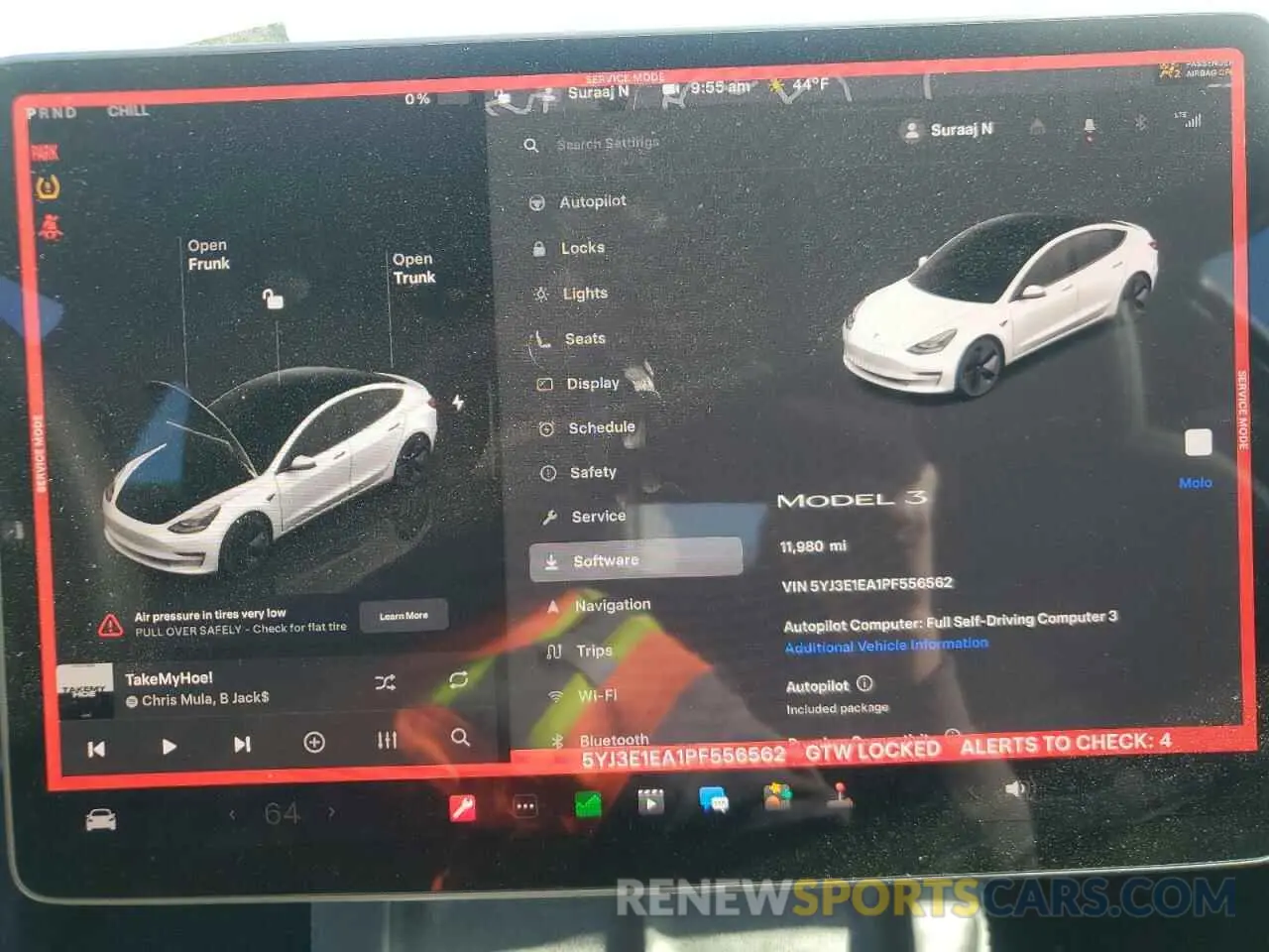 9 Photograph of a damaged car 5YJ3E1EA1PF556562 TESLA MODEL 3 2023