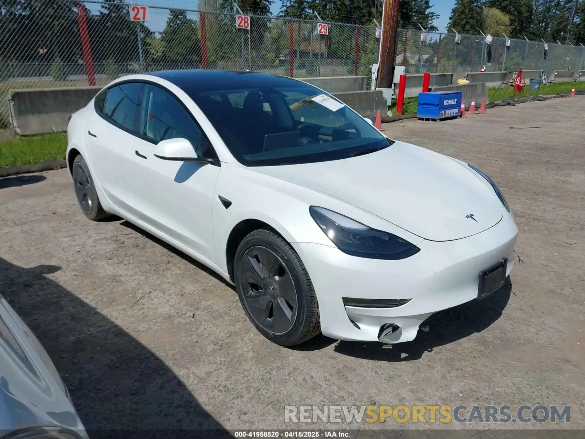 1 Photograph of a damaged car 5YJ3E1EA1PF558926 TESLA MODEL 3 2023