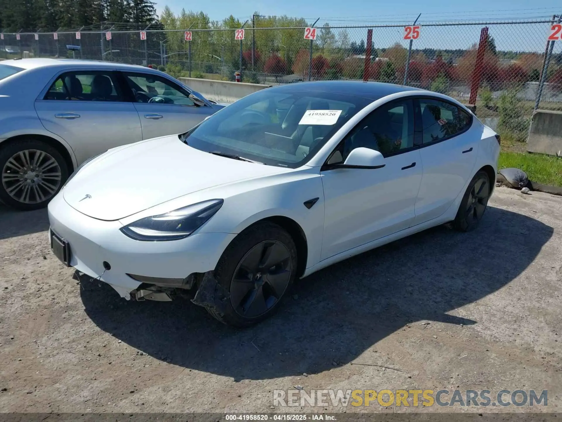 2 Photograph of a damaged car 5YJ3E1EA1PF558926 TESLA MODEL 3 2023