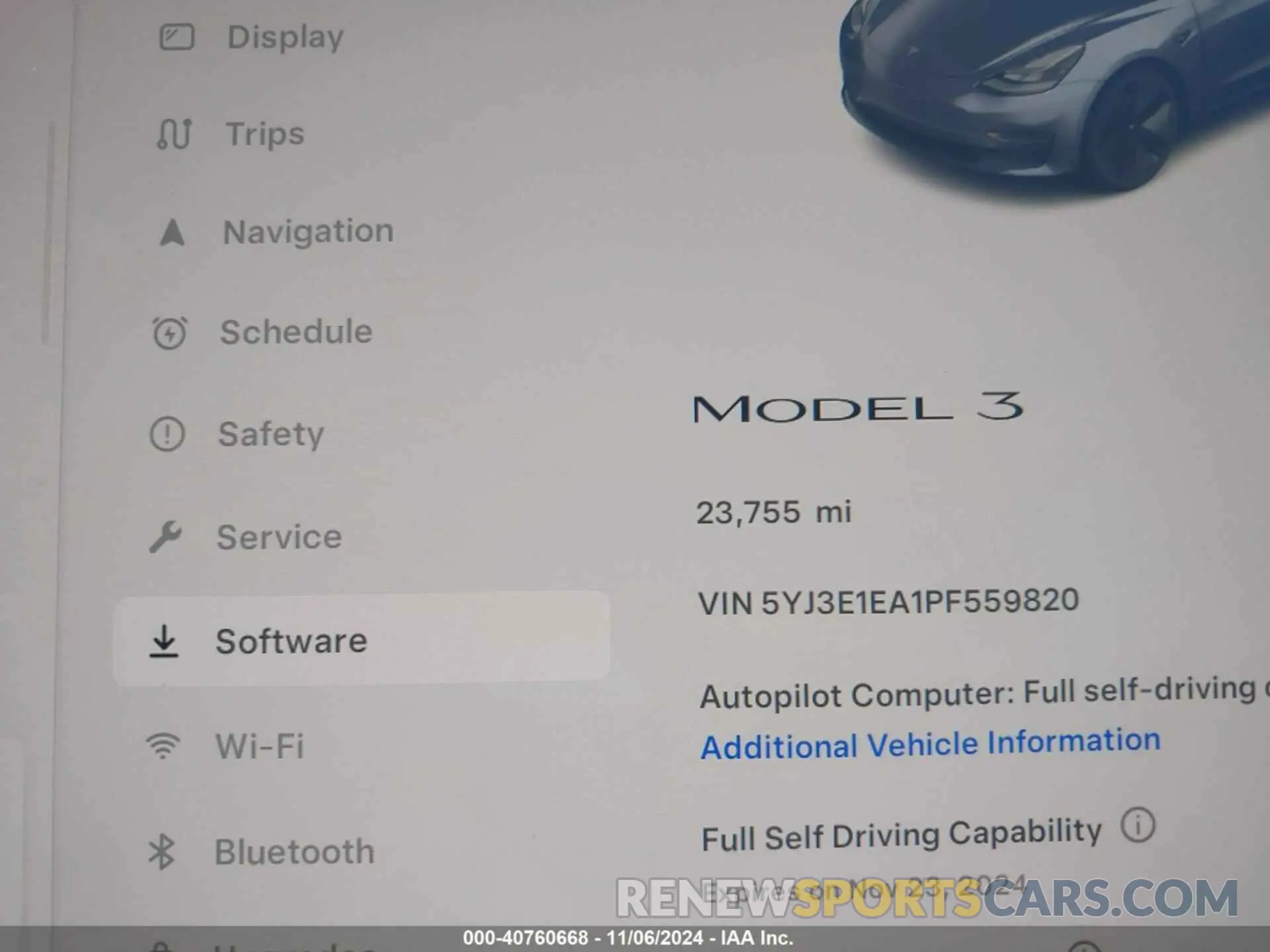 14 Photograph of a damaged car 5YJ3E1EA1PF559820 TESLA MODEL 3 2023
