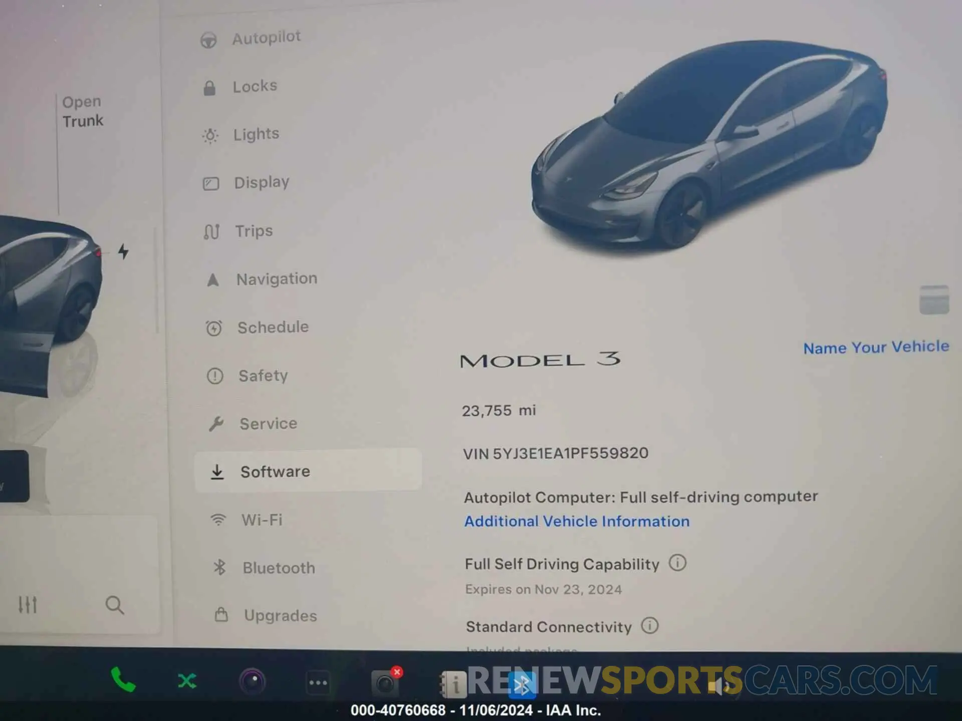 7 Photograph of a damaged car 5YJ3E1EA1PF559820 TESLA MODEL 3 2023