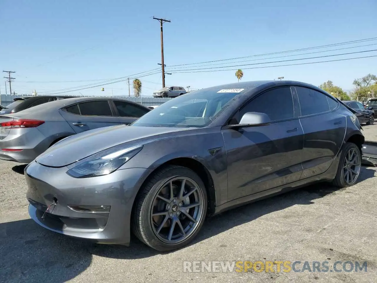 1 Photograph of a damaged car 5YJ3E1EA1PF568579 TESLA MODEL 3 2023