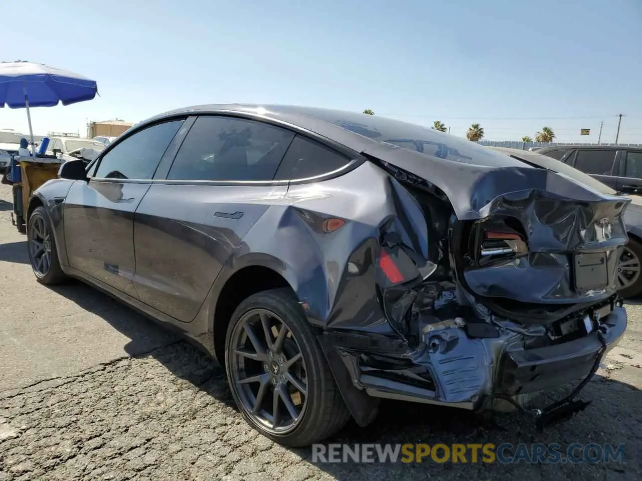 2 Photograph of a damaged car 5YJ3E1EA1PF568579 TESLA MODEL 3 2023