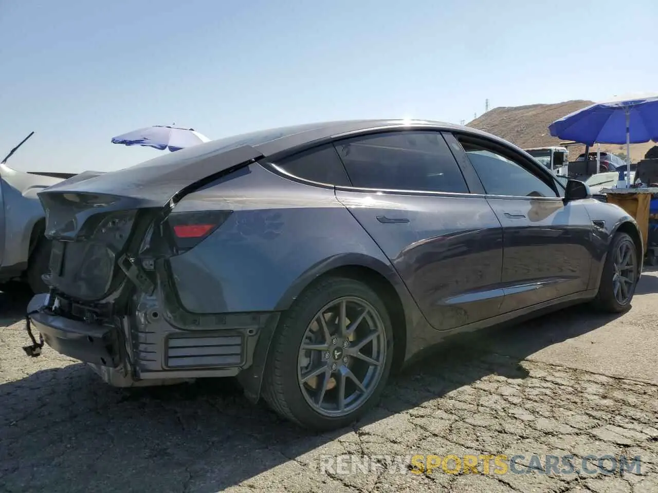 3 Photograph of a damaged car 5YJ3E1EA1PF568579 TESLA MODEL 3 2023