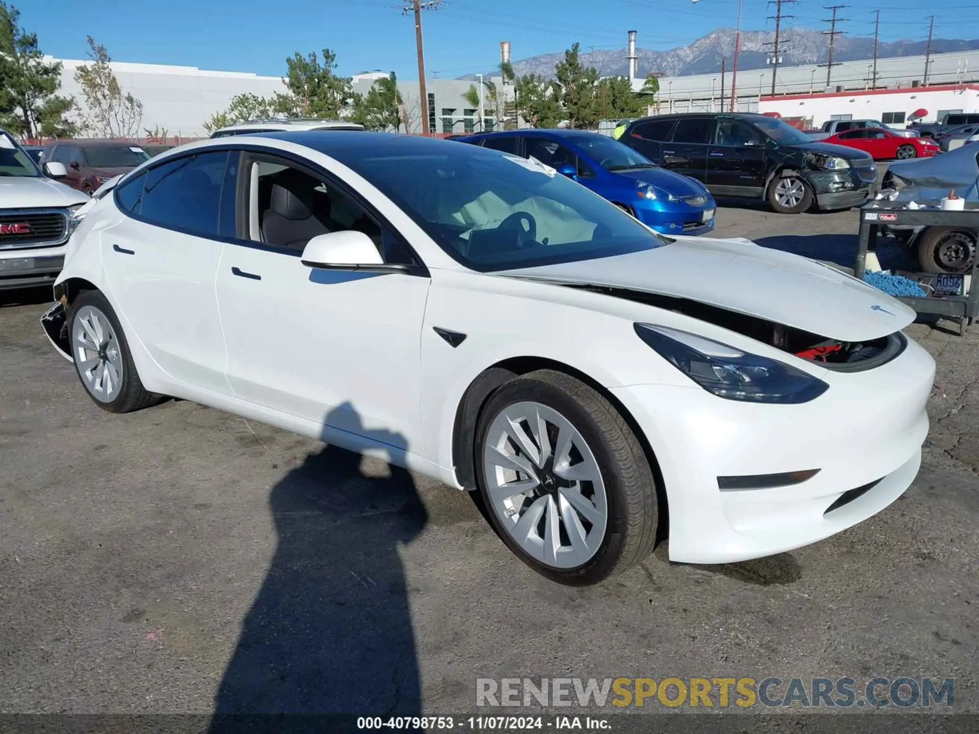 1 Photograph of a damaged car 5YJ3E1EA1PF569117 TESLA MODEL 3 2023