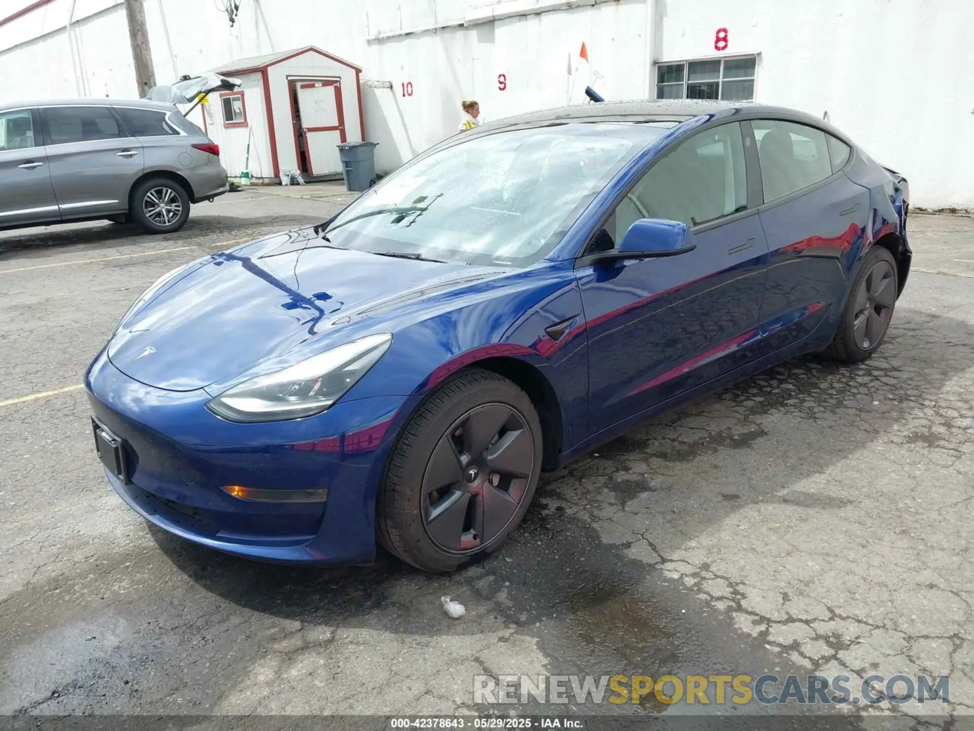2 Photograph of a damaged car 5YJ3E1EA1PF572180 TESLA MODEL 3 2023