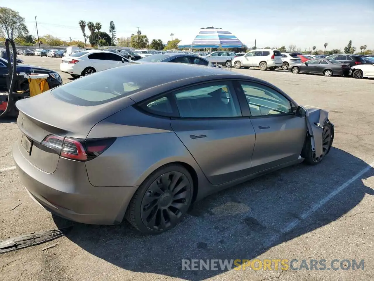 3 Photograph of a damaged car 5YJ3E1EA1PF573006 TESLA MODEL 3 2023