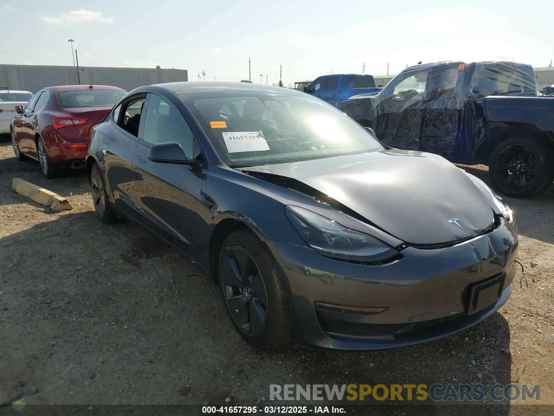 1 Photograph of a damaged car 5YJ3E1EA1PF576780 TESLA MODEL 3 2023