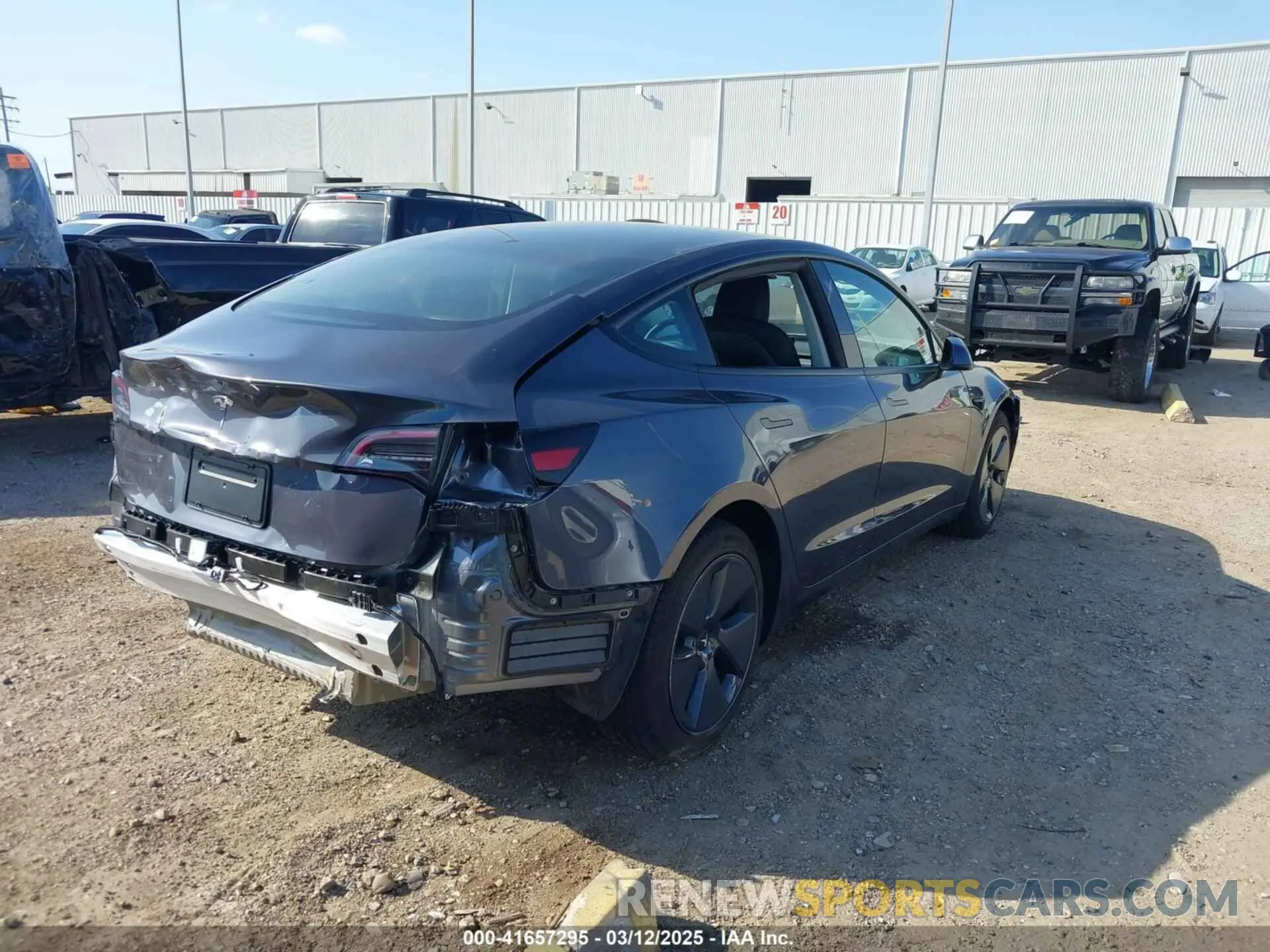 4 Photograph of a damaged car 5YJ3E1EA1PF576780 TESLA MODEL 3 2023