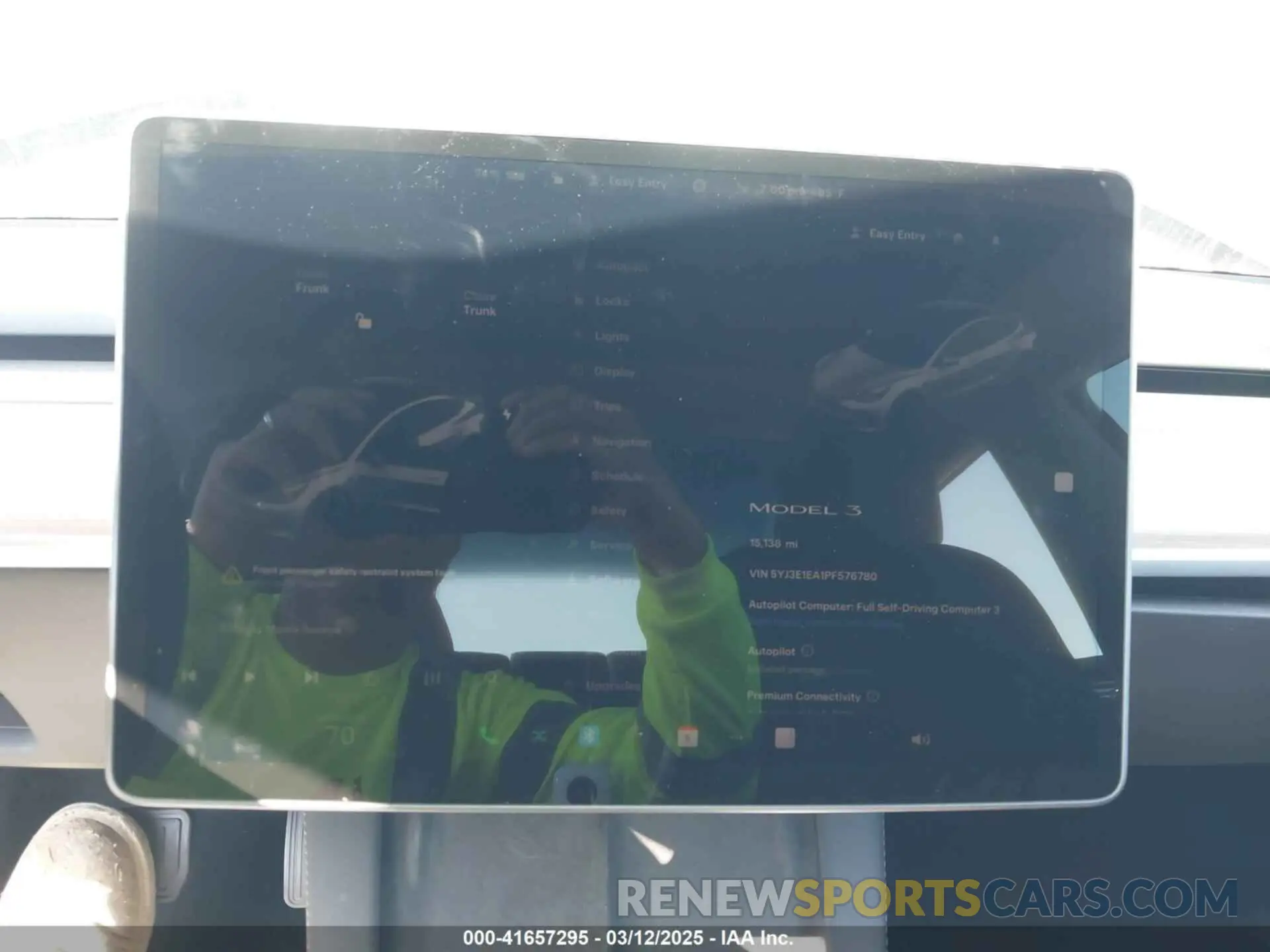 7 Photograph of a damaged car 5YJ3E1EA1PF576780 TESLA MODEL 3 2023