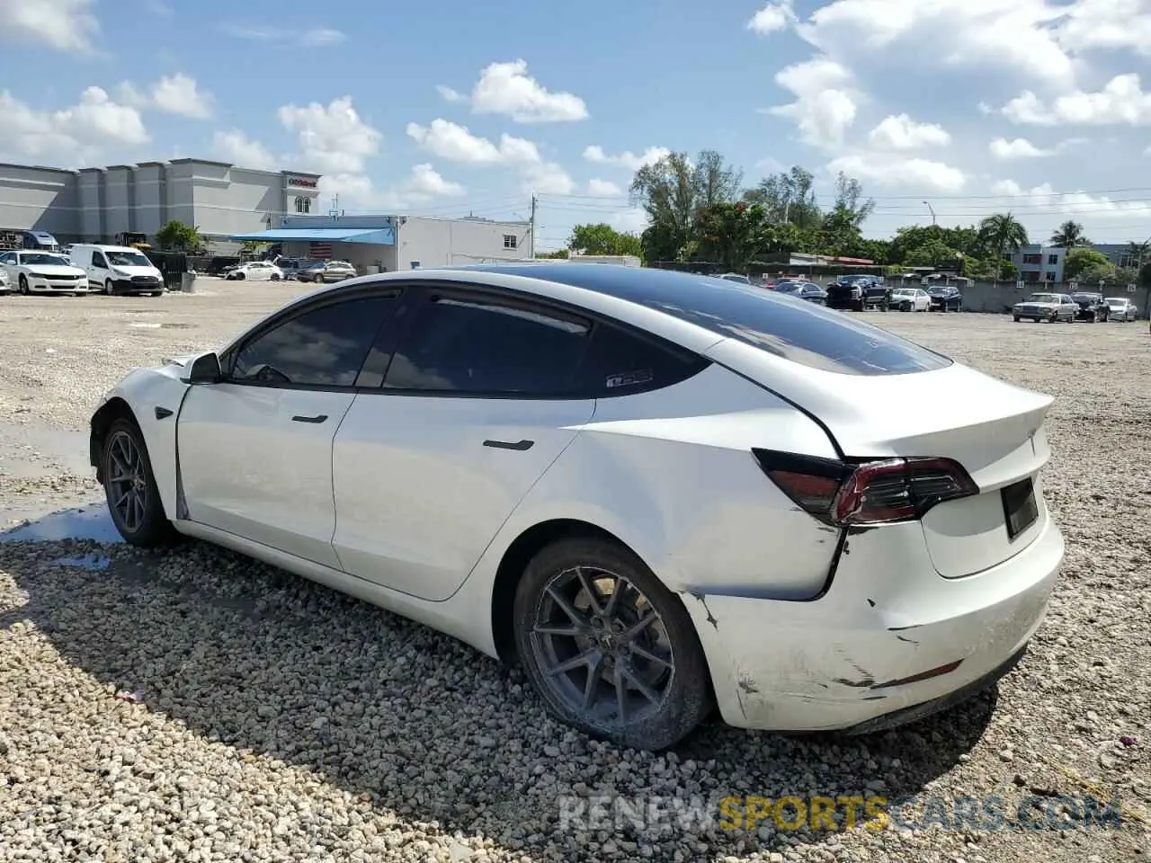 2 Photograph of a damaged car 5YJ3E1EA1PF582899 TESLA MODEL 3 2023