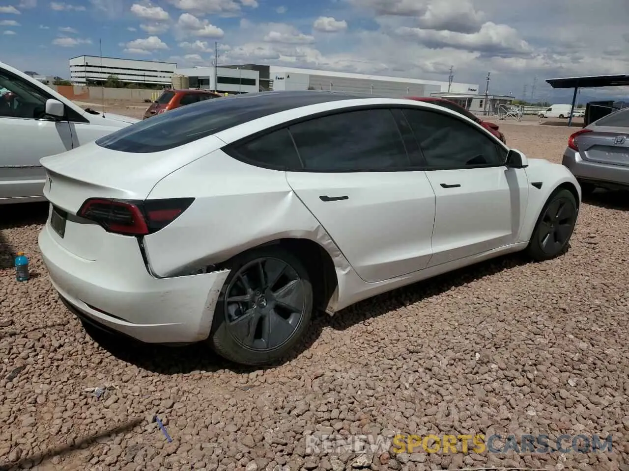 3 Photograph of a damaged car 5YJ3E1EA1PF587889 TESLA MODEL 3 2023
