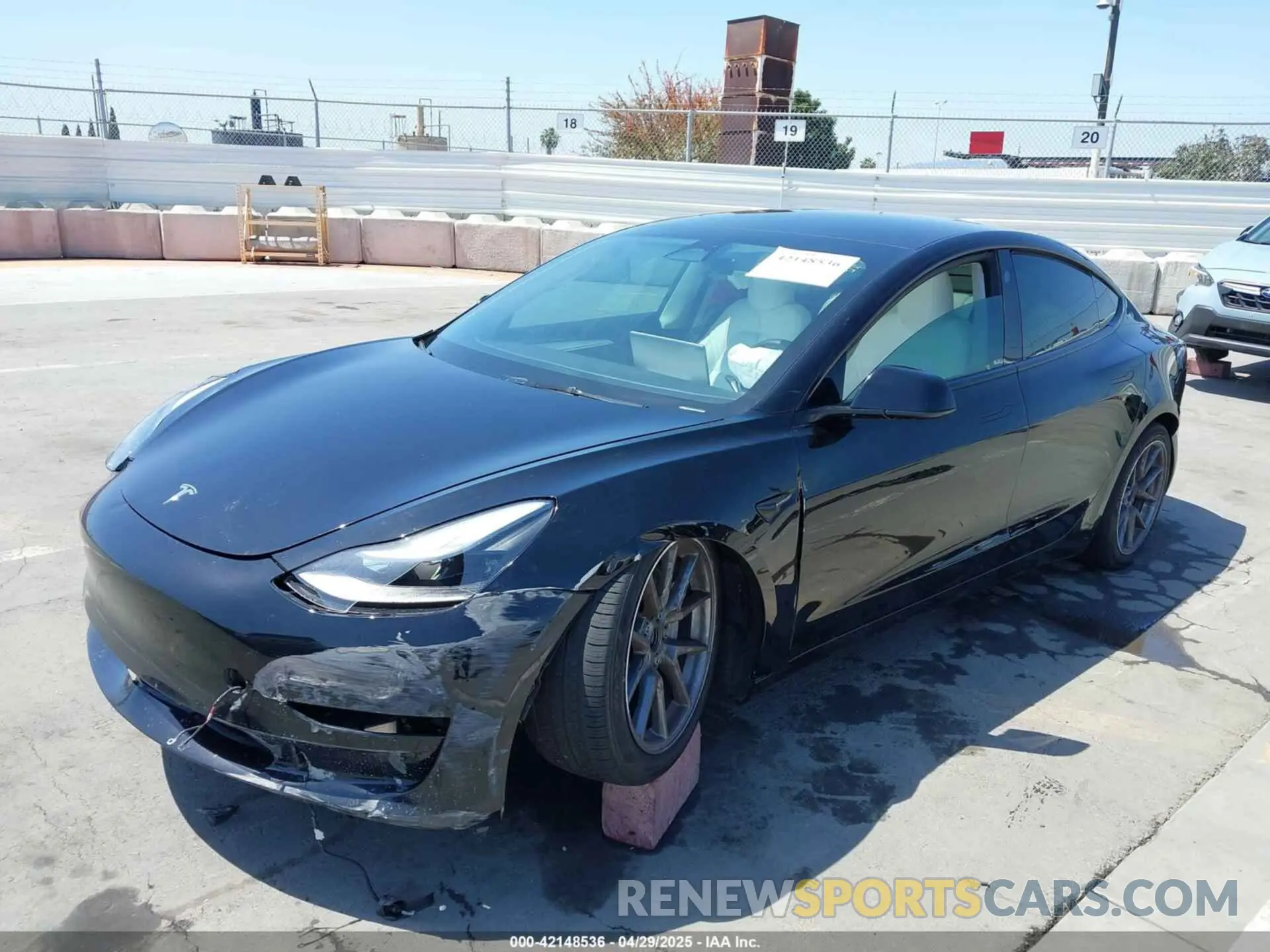 2 Photograph of a damaged car 5YJ3E1EA1PF599699 TESLA MODEL 3 2023