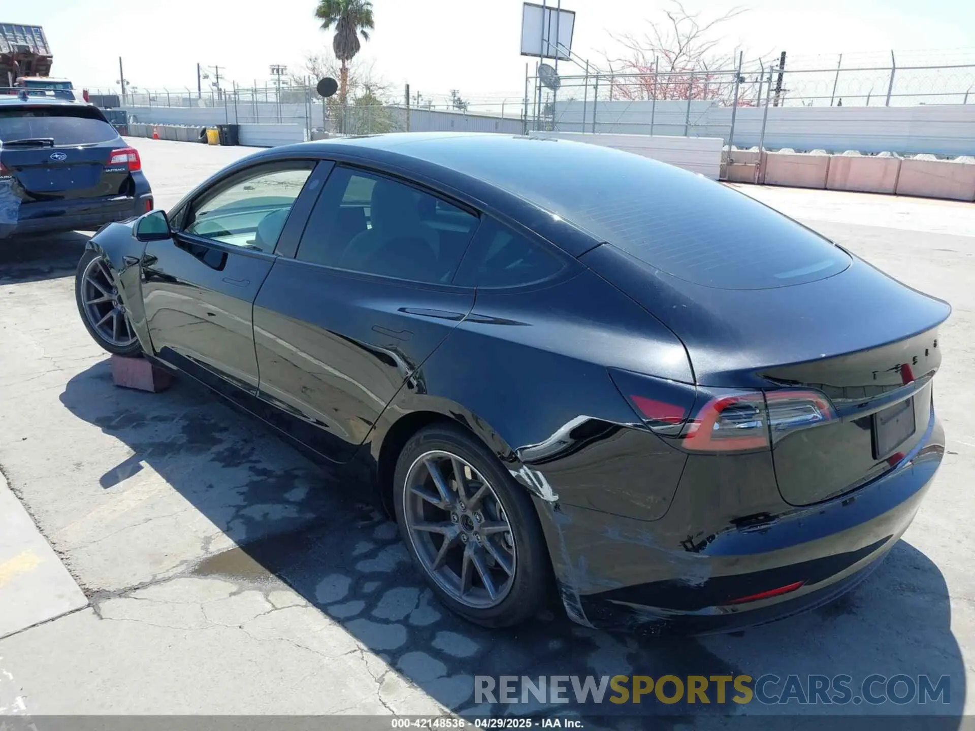 3 Photograph of a damaged car 5YJ3E1EA1PF599699 TESLA MODEL 3 2023