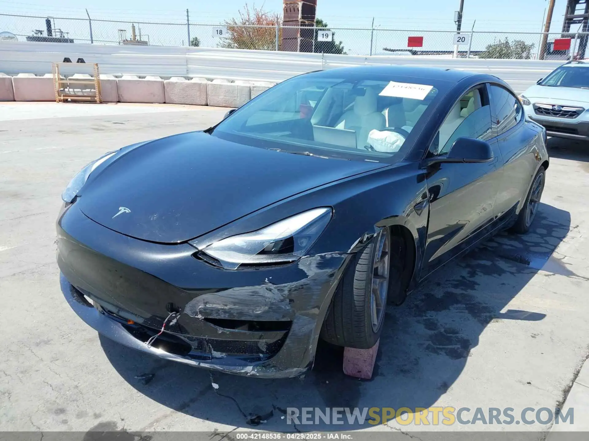 6 Photograph of a damaged car 5YJ3E1EA1PF599699 TESLA MODEL 3 2023