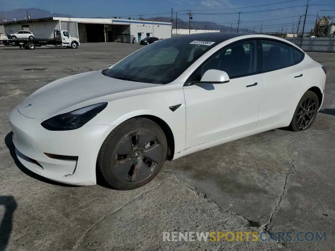 1 Photograph of a damaged car 5YJ3E1EA1PF601693 TESLA MODEL 3 2023