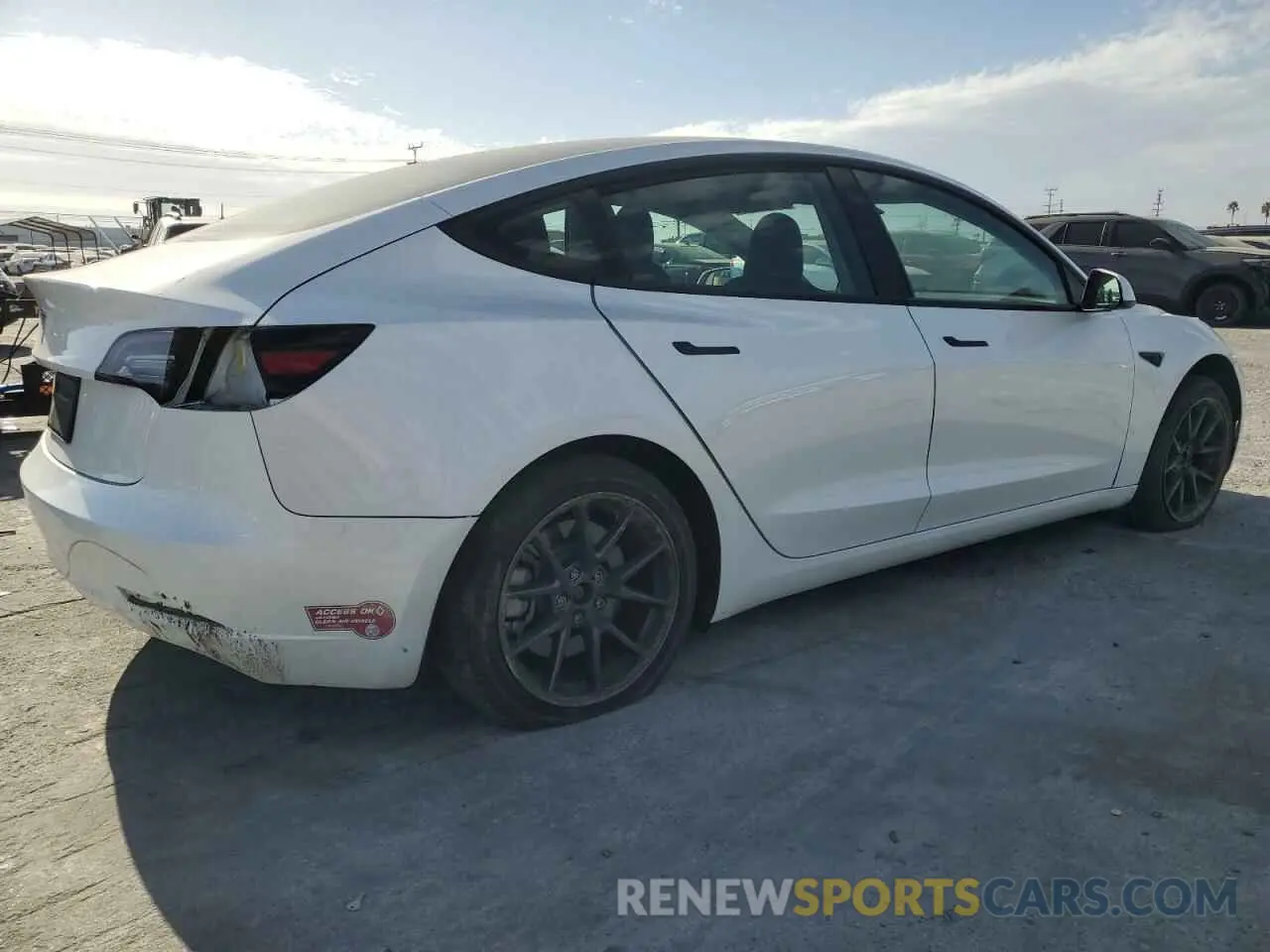 3 Photograph of a damaged car 5YJ3E1EA1PF601693 TESLA MODEL 3 2023