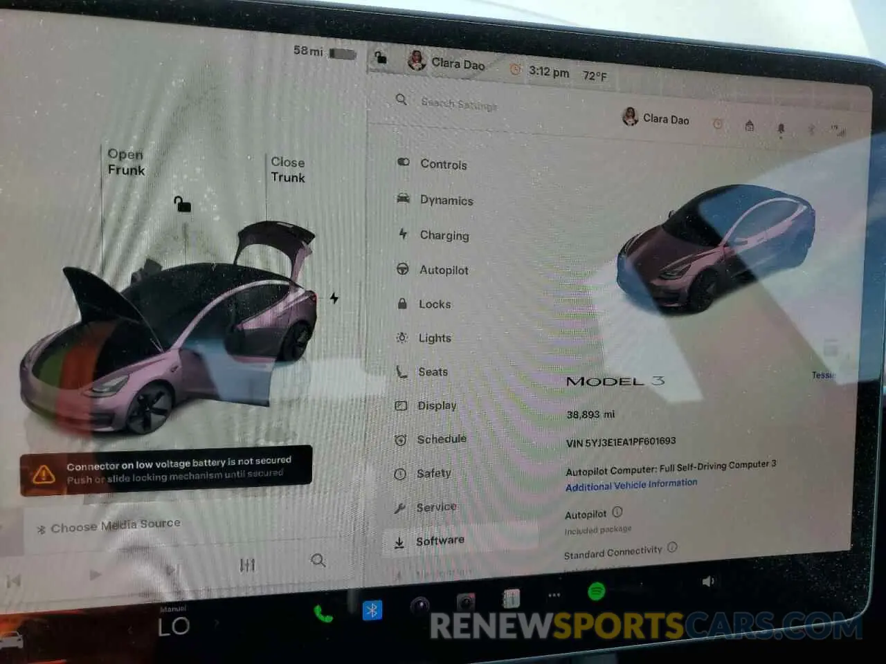 9 Photograph of a damaged car 5YJ3E1EA1PF601693 TESLA MODEL 3 2023