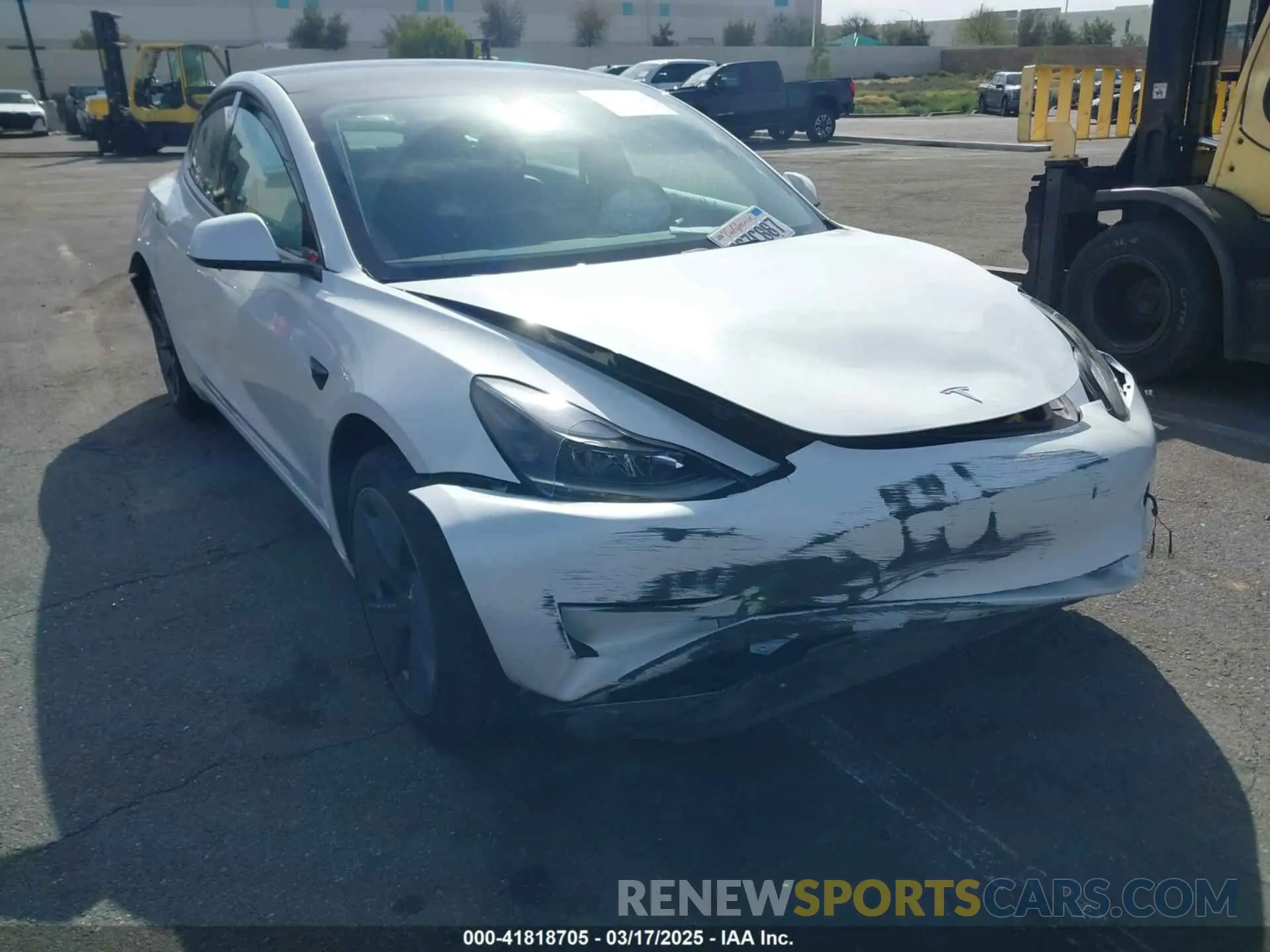 1 Photograph of a damaged car 5YJ3E1EA1PF604139 TESLA MODEL 3 2023