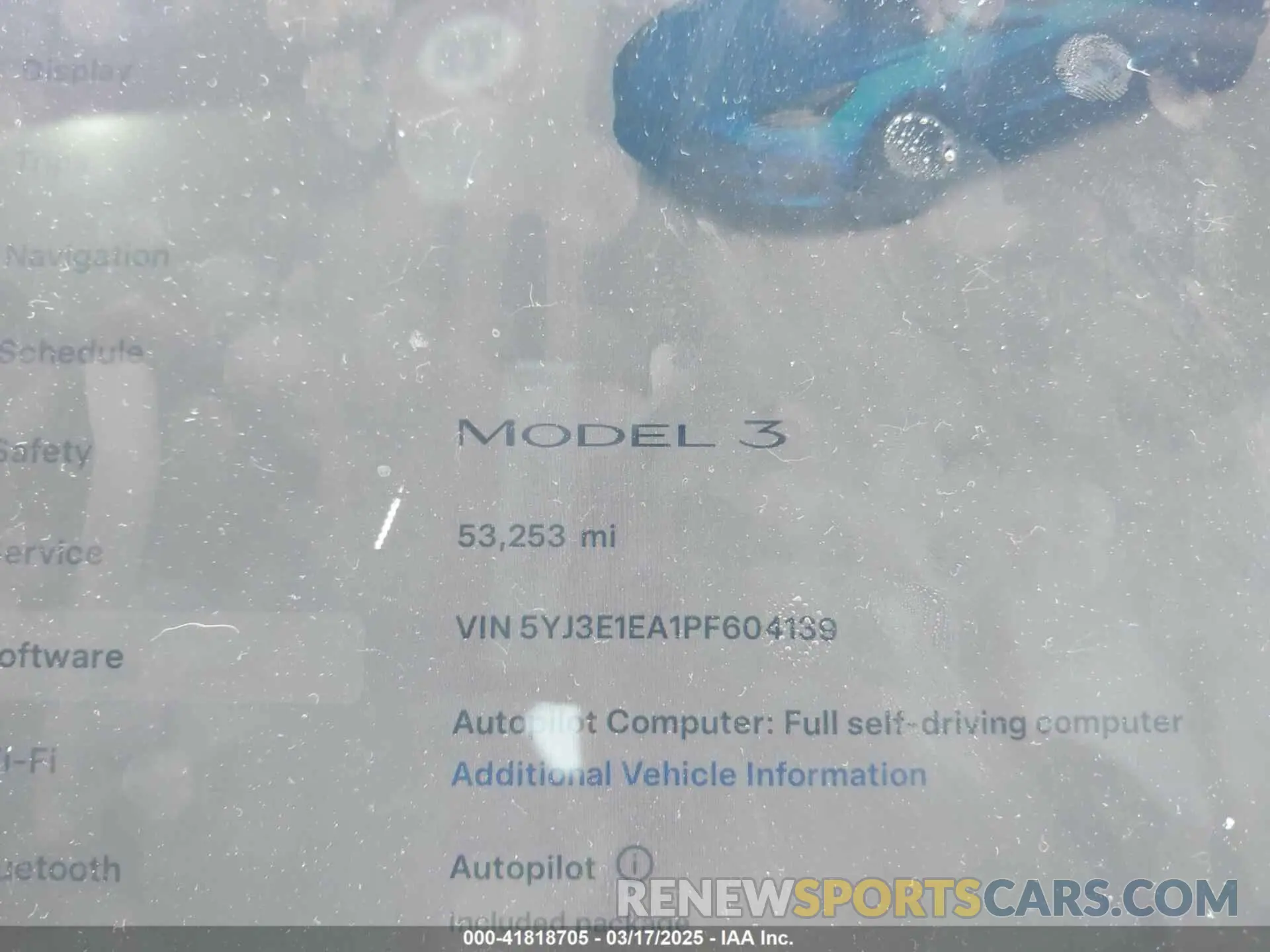 14 Photograph of a damaged car 5YJ3E1EA1PF604139 TESLA MODEL 3 2023