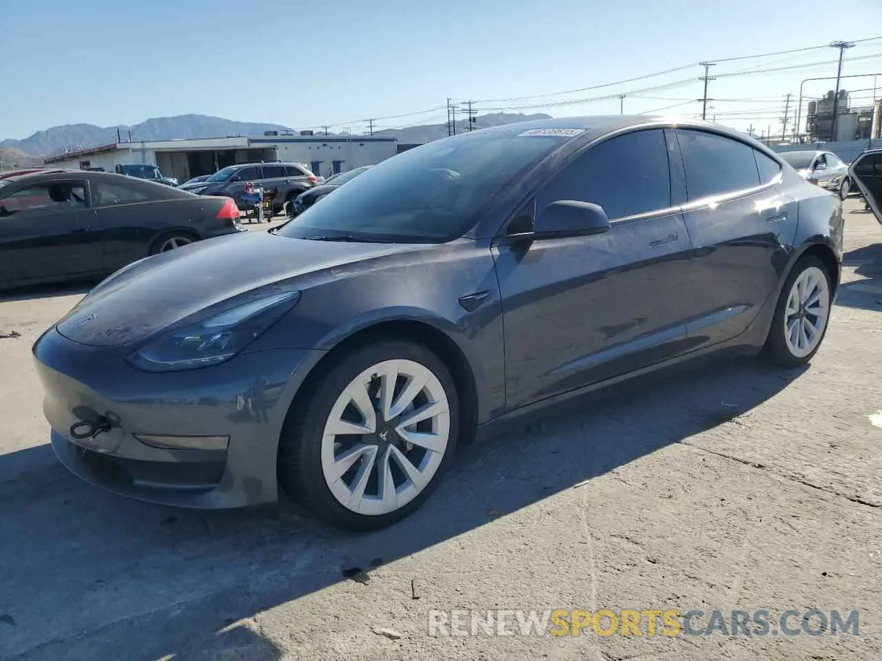 1 Photograph of a damaged car 5YJ3E1EA1PF616548 TESLA MODEL 3 2023